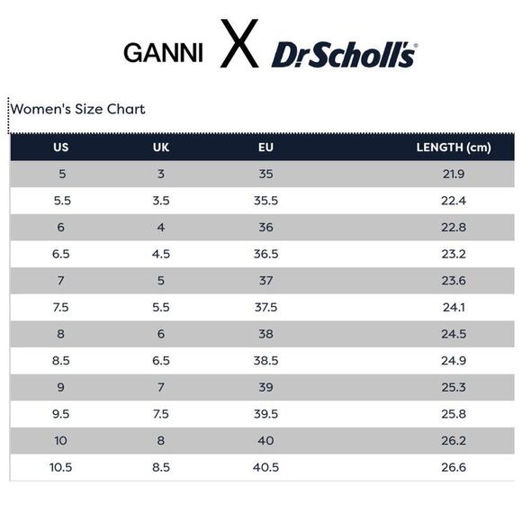 Ganni x Dr Scholls Slip On Pescura Heel Sandals Plaid Strap Blue Womens Sz 7 NEW - Picture 16 of 16